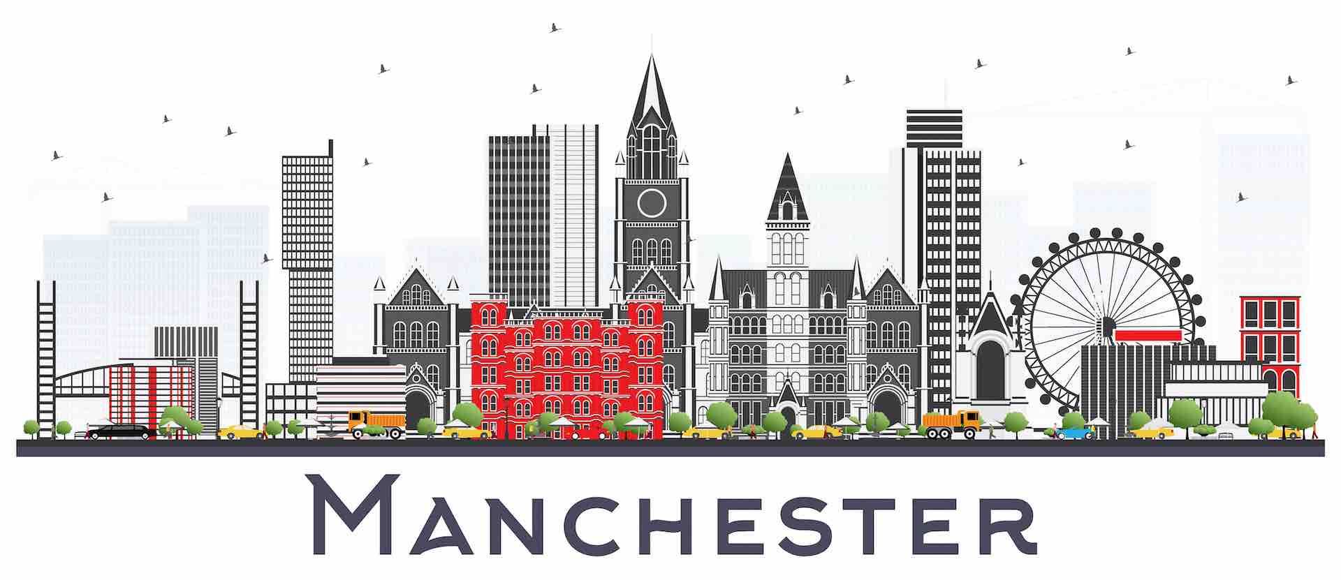 Illustration of Manchester city.